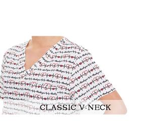 Ensemble de blouses d'infirmière unisexes contemporaines à col en V, manches courtes, uniforme d'hôpital pour médecins et infirmières, tissu sergé, élasthanne/polyester - Product Image 3