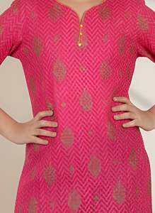 Conjunto de Dos Piezas con Estampado Floral para Mujer, Ropa Étnica Formal Larga, Cómoda, 100% Algodón, Atuendo de Verano - Product Image 5