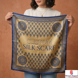 Custom Satin Printed Fashion Scarf Fabric Private Label Promotional Scarf OEM ODM Textile Manufacturer Supplier Custom Fabric - Product Image 6