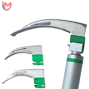 Laringoscopio de fibra óptica Macintosh + Laringoscopio de fibra óptica Integra para pediátricos y adultos, juego de 7 hojas + 2 hojas con mango OEM - Product Image 5