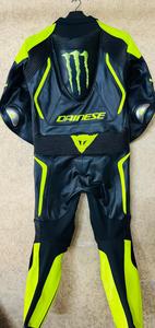 Traje de Motociclismo Personalizado para Hombre, Marca SS-MS-0019, Negro y Amarillo Neón, de Una Pieza, con Protección para las Rodillas, Resistente al Viento, Transpirable, 220g, para Verano - Product Image 3