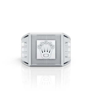 Round Moissanite Diamond Engagement <b>Ring</b> For Finance <b>Crown</b> <b>Ring</b> For Him King <b>Ring</b> Luxury Jewelry Men's Hip Hop Fashion Jewelry - Product Image 1