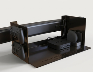 Industrial Style Steel Wall Mount Display Shelf with Modern <b>U</b> Design - Product Image 5