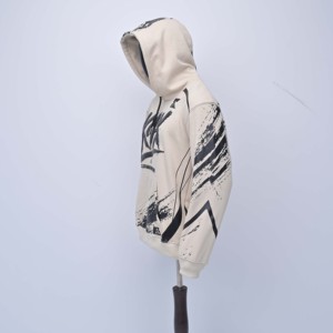 เสื้อฮู้ดผู้ชายคุณภาพพรีเมียม โลโก้สั่งทำ OEM ทรงปกติ พิมพ์ลายที่กระเป๋า ระบายอากาศได้ดี เป็นมิตรกับสิ่งแวดล้อม น้ำหนัก 360 กรัม เหมาะสำหรับฤดูหนาว - Product Image 2