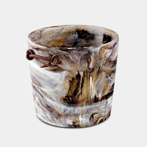 Premium Resin Ice Bucket <b>Cooler</b> | Durable Waterproof Double Wall Wine Ice Bucket Modern Luxury Design Portable Handmade Fruit - Product Image 5
