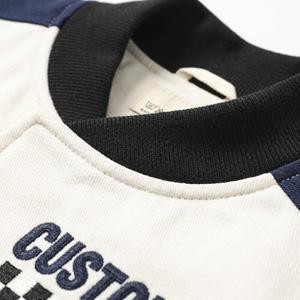 Chaqueta Bomber Varsity Personalizada con Letras Bordadas, Botones a Presión, Estilo Urbano, Resistente al Viento, Informal, para Equipo, Unisex, Invierno - Product Image 5