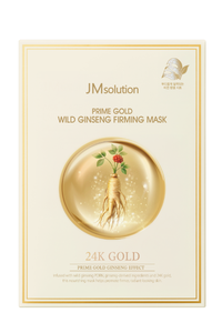 เจเอ็มโซลูชั่น ไพร์ม โกลด์ ไวลด์ กินเส็ง เฟิร์มมิ่ง ชีท มาส์ก 30 มล.*5 ชิ้น |   การให้ความชุ่มชื้นอย่างล้ำลึก |   โซเดียมไฮยาลูโรเนต |   ทุกสภาพผิว |   เคบิวตี้ - Product Image 1