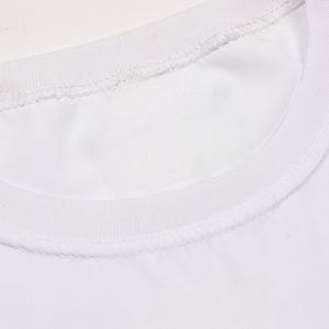 Camiseta de punto de alta calidad, color blanco, manga larga, cuello redondo, con diseño y talla personalizados. - Product Image 4