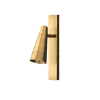 Nouvelle lampe murale en métal METAL WAVE modèle 10299, aspect vintage, facile à installer et à entretenir, pour l'éclairage de chevet