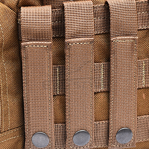 กระเป๋าเดินทางแบบดัฟเฟิล Tactical ขนาดใหญ่ สีโคโยตี้ สำหรับกิจกรรมกลางแจ้ง แคมป์ปิ้ง ท่องเที่ยว รับทำโลโก้  กระเป๋าอเนกประสงค์ กันน้ำ ทนทาน - Product Image 4