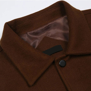 Chaqueta de Invierno de Manga Larga con Diseño Moderno y de Alta Calidad para Hombre, Chaqueta Letterman con Diseño Personalizado, Cuello Alto de Lona y Logotipo Frontal - Product Image 3