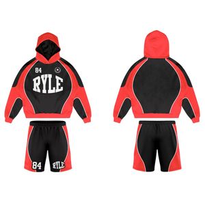 Vintage Streetwear Fleece Cotton Baggy Tracksuit Distressed Jogger <b>Set</b> Custom Flared Acid Wash Tracksuit - Product Image 3
