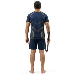 Uniforme de hockey professionnel élégant et conçu pour un jeu actif, offrant des mouvements flexibles et confortables pour les joueurs. - Product Image 2