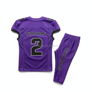 Uniforme de football américain pour femmes, imprimé, en maille, sur mesure, OEM, vente en gros - Product Image 2