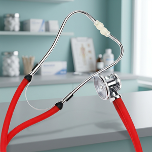 Estetoscopio de Doble Cabeza, Instrumento Médico Avanzado para Exámenes Médicos en Hospitales, Clínicas, Enfermería, Entrenamiento Médico y Pacientes - Product Image 5