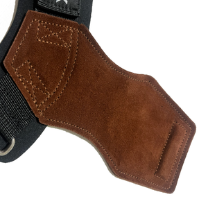 XYPEX CORP Protège-paume en cuir suédé, poignée souple, support de poignet, fermeture réglable à boucle auto-agrippante, pour musculation et bodybuilding - Product Image 5