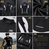 Jersey Sepeda Kustom Berkualitas Premium Terbaru untuk Pria, Cepat Kering, Bernapas, Lengan Panjang, Ukuran Besar, dengan Teknologi Heat-Transfer