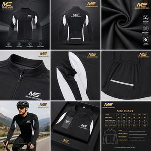 Maillots de cyclisme personnalisés de qualité supérieure, nouveaux arrivages, respirants, manches longues, pour hommes, vêtements de vélo de route, tailles plus, ensembles 100% polyester - Product Image 6