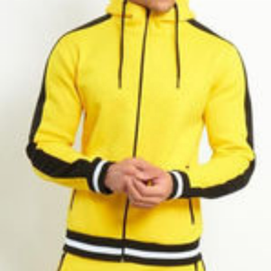 Customized Women'<b>s</b> Jogging Sports Sweat <b>Suit</b> with Logo Men'<b>s</b> Gym Track <b>Suits</b> Wholesale Winter Sports Clothing with Side Strip - Product Image 2