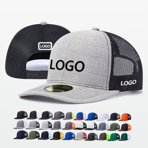 Casquettes Snapback Unisexe Personnalisables en Maille à 6 Panneaux, Ajustables, Couleur Unie Décontractée, Visière Plate, Logo Personnalisé, Chapeaux Snapback d'Été - Product Image 4