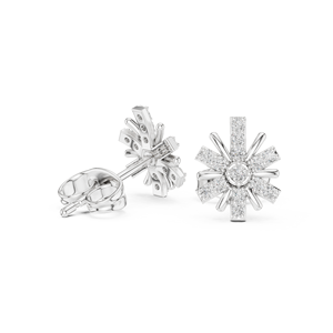 Luxury wedding earrings 925 <b>silver</b> CVD or Cubic Zirconia options available - Product Image 5