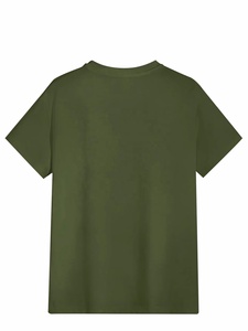 High Quality <b>Olive</b> <b>Green</b> 100% Cotton Short Sleeve 210 Grams Wholesale Custom 100% Cotton Blank Plain Men's <b>T</b>-<b>shirts</b> Blank - Product Image 2