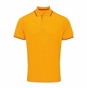 เสื้อโปโลผู้ชายสีดำ แขนสั้น ผ้าปิเก้ คอตตอน ติดกระดุม สวมใส่สบาย ทรงปกติ ผ้าถัก สีพื้น - Product Image 4