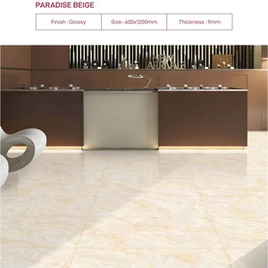 Carrelage en porcelaine polie Onyx First Choice OSWALD CHOCO 24x48, surface brillante, carreaux vitrifiés, appartement moderne, céramique Novac - Product Image 4