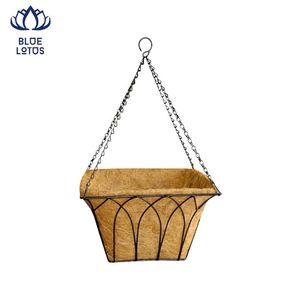 Pot en fibre de coco biodégradable écologique de haute qualité, très vendu, avec trous de drainage durables pour la croissance des plantes en pépinière - Product Image 1