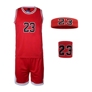 Conjunto de Camiseta de Baloncesto con Degradado, Cuello en V, Sin Mangas, Poliéster que Absorbe la Humedad, Unisex para Adultos, Todas las Temporadas, Impresión Sublimada - Product Image 3