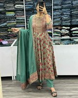 Primera vez Dray estilo moderno vestido de algodón tela Kurti pantalones conjunto excelente calidad ropa de fiesta mujeres India Salwar Lehenga Choli