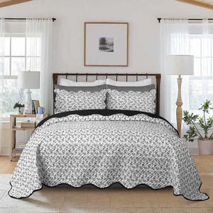 Juego de Cubrecamas de Terciopelo Sólido de Alta Calidad, Estampado, de Lujo, para Cama Individual y King Size, Ligero, 300 Hilos, Lavable - Product Image 1