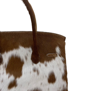 Cowhide Leather Women's Luxury Handbag Genuine Leather Lining Durable Fittings Large Capacity Cross-Body Strap-Hot Sale - Product Image 4