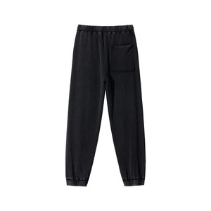 Men's <b>Brown</b> Fleece Sweatpants Elastic Waist Drawstring Casual <b>Joggers</b> Midweight Knitted Autumn Wear - Product Image 4