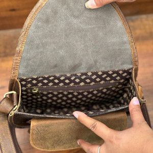 Cowhide Leather Handbags for Women's <b>Genuine</b> Leather Crossbody Purse Large Capacity Sling Bag Western Leather Handbags - Product Image 6