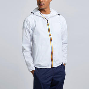 Chaqueta Cortavientos OEM para Hombre, Impermeable, con Capucha, Estilo Deportivo, Talla Personalizada, Fabricantes de Ropa al por Mayor - Product Image 5