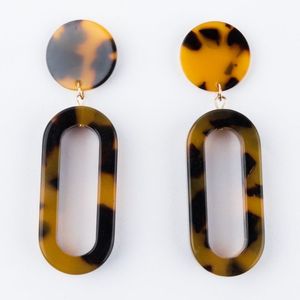 Pendientes de Clip Clásicos Hechos a Mano para Mujer H a CRAFT - Joyería de Resina Epoxi/Acrílica - Product Image 5