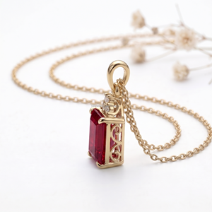 Los Más Vendidos: Colgantes y Dijes Finos de Rubí y Esmeralda en Oro Blanco, Edición Exclusiva de Joyería Fina del Zodíaco de Julio 2026 - Product Image 3