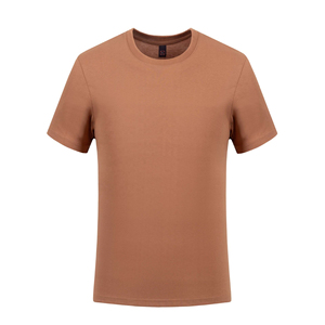 Camiseta de Manga Corta con Cuello Redondo para Hombre, 100% Algodón, Color Sólido, Estilo Casual, Corte Regular, Tejido Liso - Product Image 6