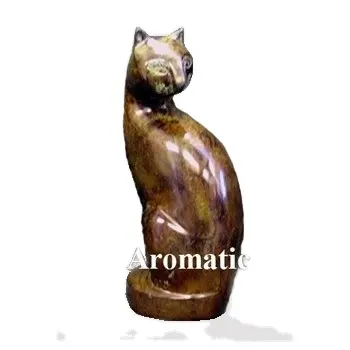 Cremation Pet Urn Cat Sitting Shape Cat Ashes Storage Urn Funeral Supplies Memorial Ashes Urn For Funeral Services