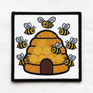 Patch thermocollant rose motif main et vernis à ongles rouge, broderie machine, pour vêtements, vestes, sacs, personnalisable, vente en gros, lot en vrac - Product Image 3