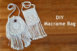 Bolso de hombro de algodón macramé y ganchillo hecho a mano para mujer, ideal para compras en boutiques, regalos y uso personal. Venta al por mayor. - Product Image 6