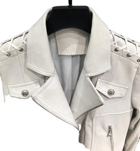 <b>Ladies</b> <b>Black</b> Real Lambskin Leather Coats Large Size Women Autumn Winter New Faux Leather <b>Jacket</b> Plus <b>Velvet</b> Slim Long <b>Ladies</b> - Product Image 4