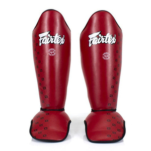 Espinilleras Fairtex Mua Thai de Primera Calidad, Ligeras y Duraderas, para Competencia de Kickboxing, Espinilleras de Entrenamiento de Cuero PU - Product Image 2