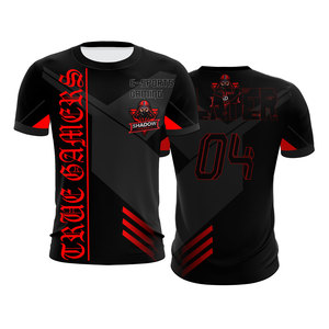 เสื้อแข่งเกมมิ่งอีสปอร์ต Wolves สีดำ-เขียว พิมพ์ลายแบบ Sublimation แห้งเร็ว 100% โพลีเอสเตอร์ คอกลม สำหรับทีมกีฬา - Product Image 4