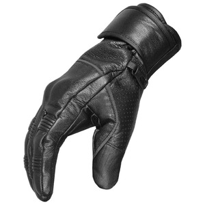 Gants de moto Samroz Sports en cuir véritable de haute qualité, respirants, écologiques, compatibles écran tactile, antidérapants, doublure en nylon, quatre saisons - Product Image 2