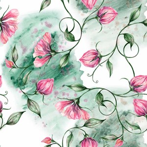 Tela de algodón cambray, diseño personalizado, estampado digital, tela de algodón cambray pura, ligera, con acabado suave para prendas de vestir y textiles para el hogar. - Product Image 2