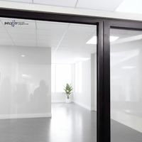 Ventana de Aluminio de Gran Tamaño con Vista Panorámica, Vidrio Fijo, Microventilación del Piso al Techo, con Ventilación Oculta para Viviendas y Apartamentos