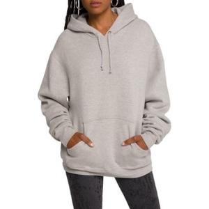 Sweat à capuche pour femme à épaules tombantes 450 GSM – Pull oversize épais de qualité supérieure pour filles avec poche kangourou - Product Image 5