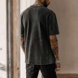 Camisetas HSI Lisas de Corte Holgado al por Mayor, Camisetas Casuales para Hombre Hechas en Pakistán, de Secado Rápido, 100% Algodón, Hechas en Pakistán - Product Image 3